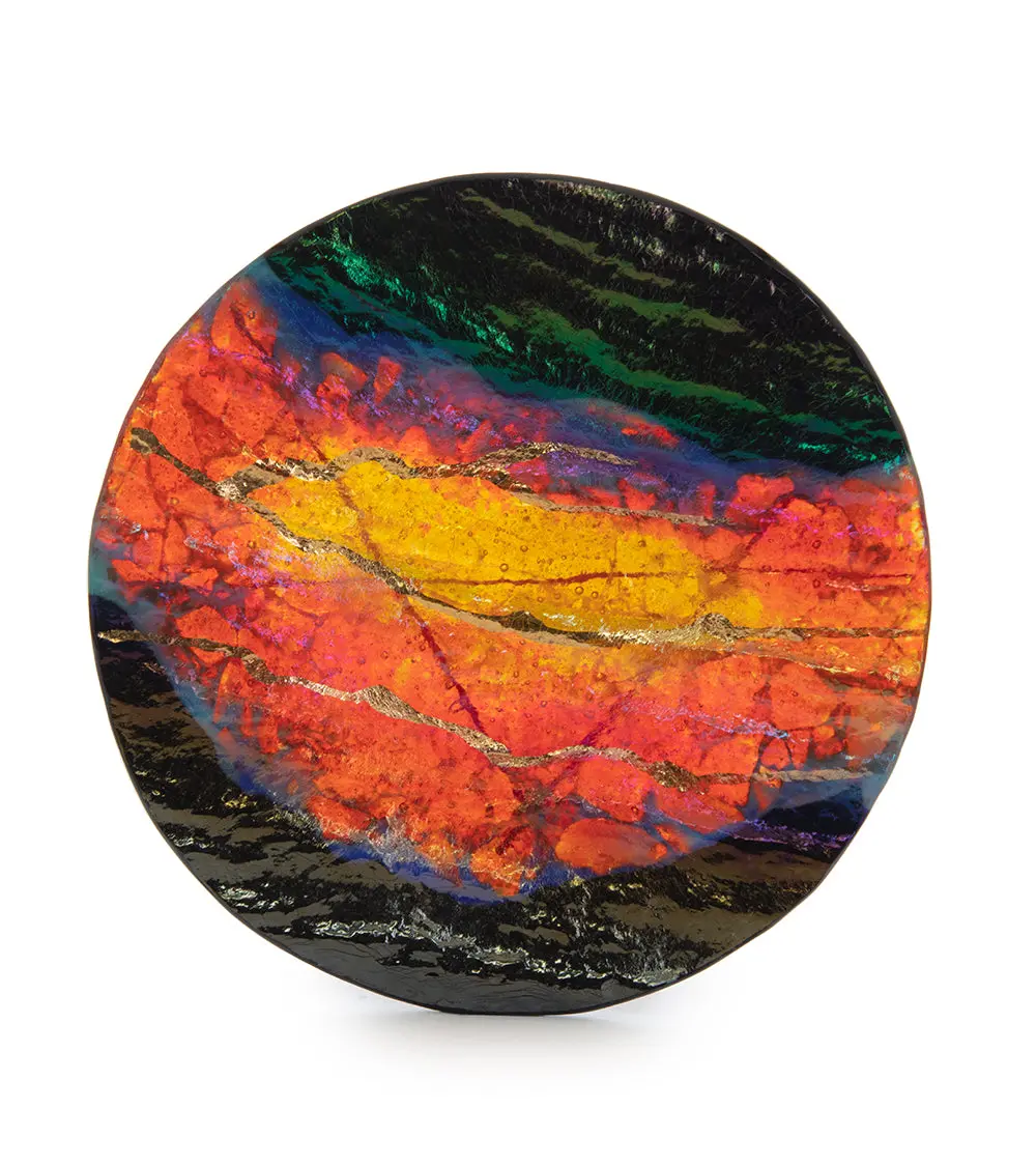 8" Lava Platter By Marian Fieldson 2