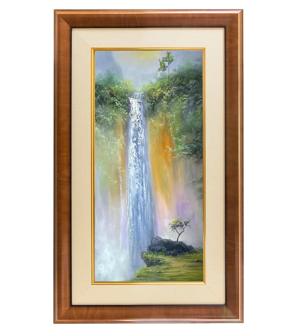 Original Painting: Falling Into Lilac By George Eguchi 1