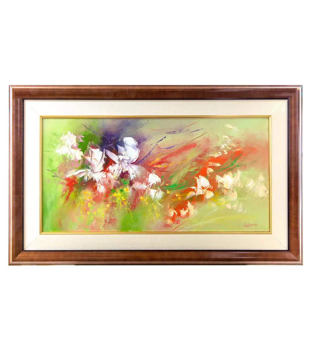 Original Painting: Floral Rhythm By George Eguchi 1