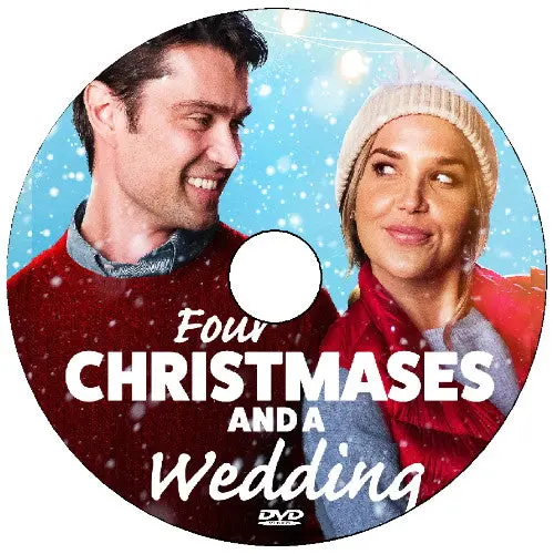 Four Christmases And A Wedding Dvd Lifetime Movie 2017 Arielle Kebbel & Corey Sevier 1