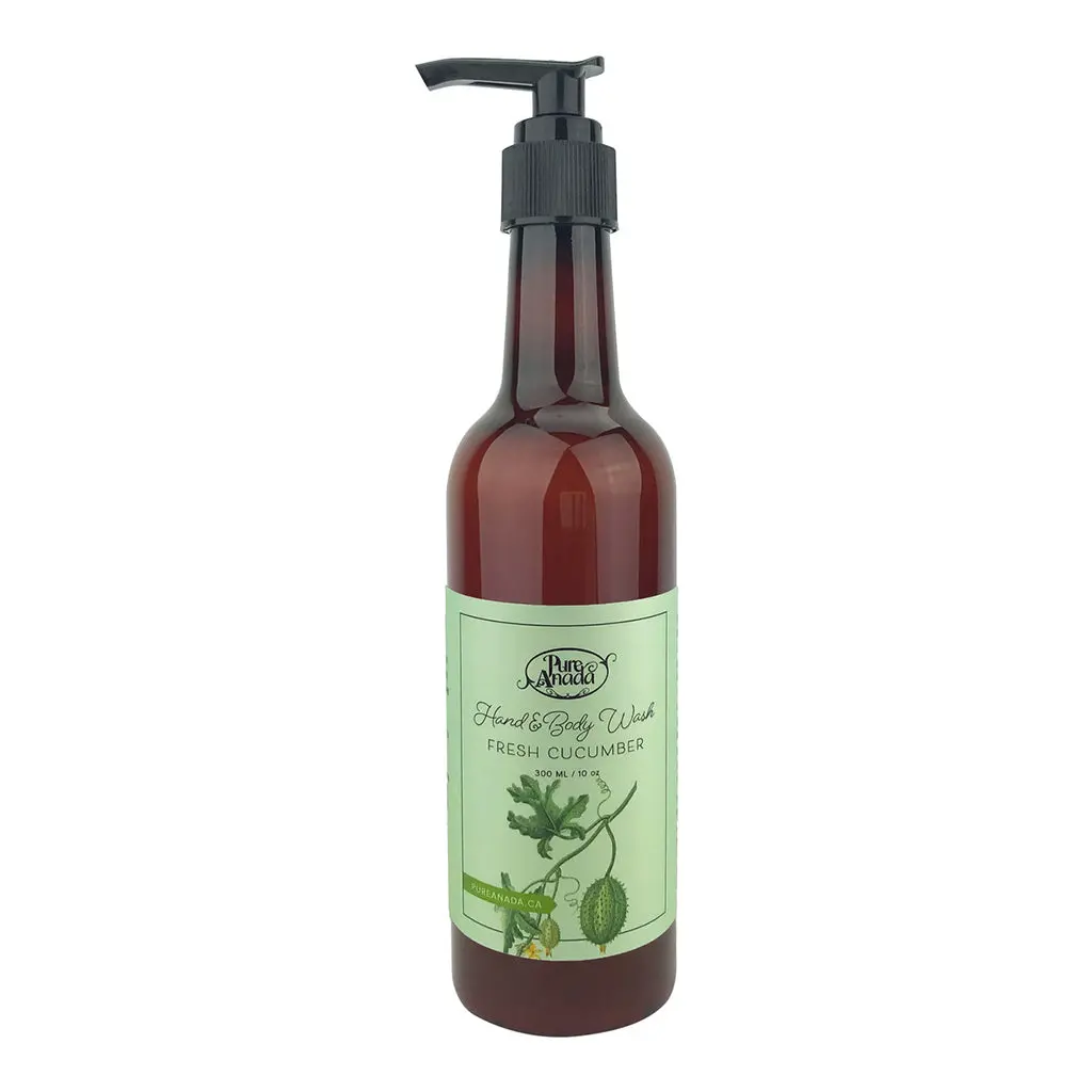 Fresh Cucumber Natural Hand & Body Wash 300Ml - Pure Anada 2