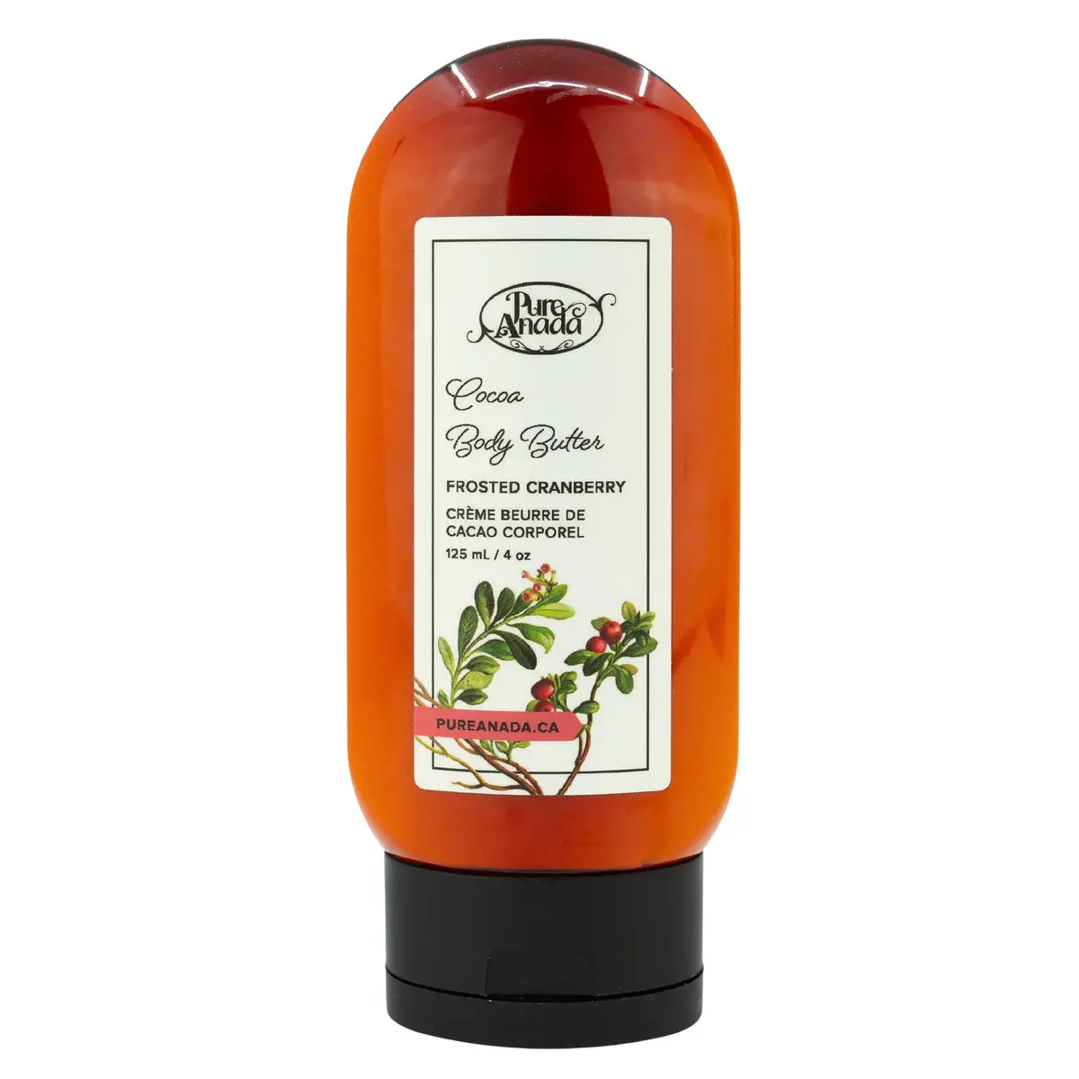 Frosted Cranberry Natural Cocoa Body Butter 125Ml Pure Anada 1