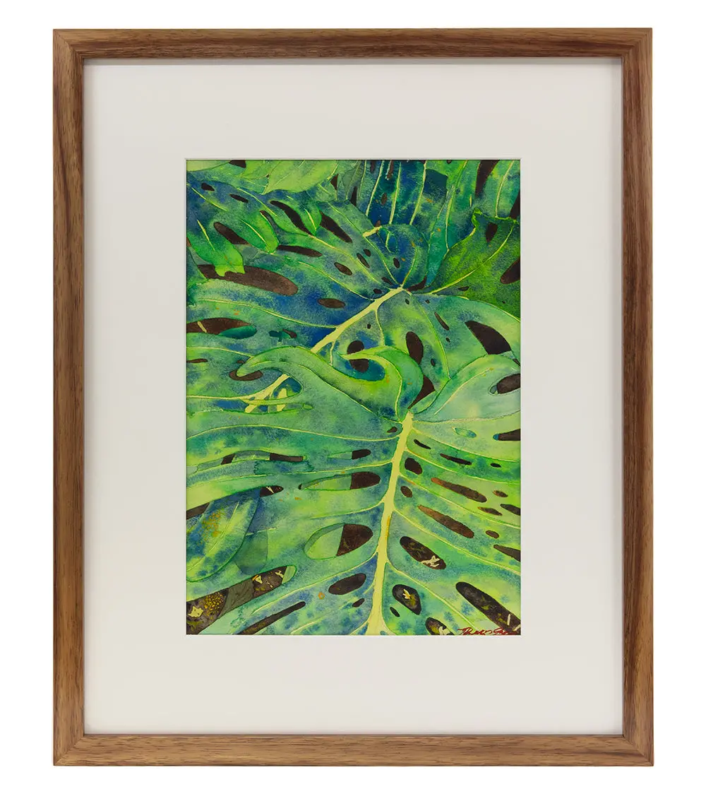 Original Water-Color "Monstera" By Phillip Gagnon 9X13 1