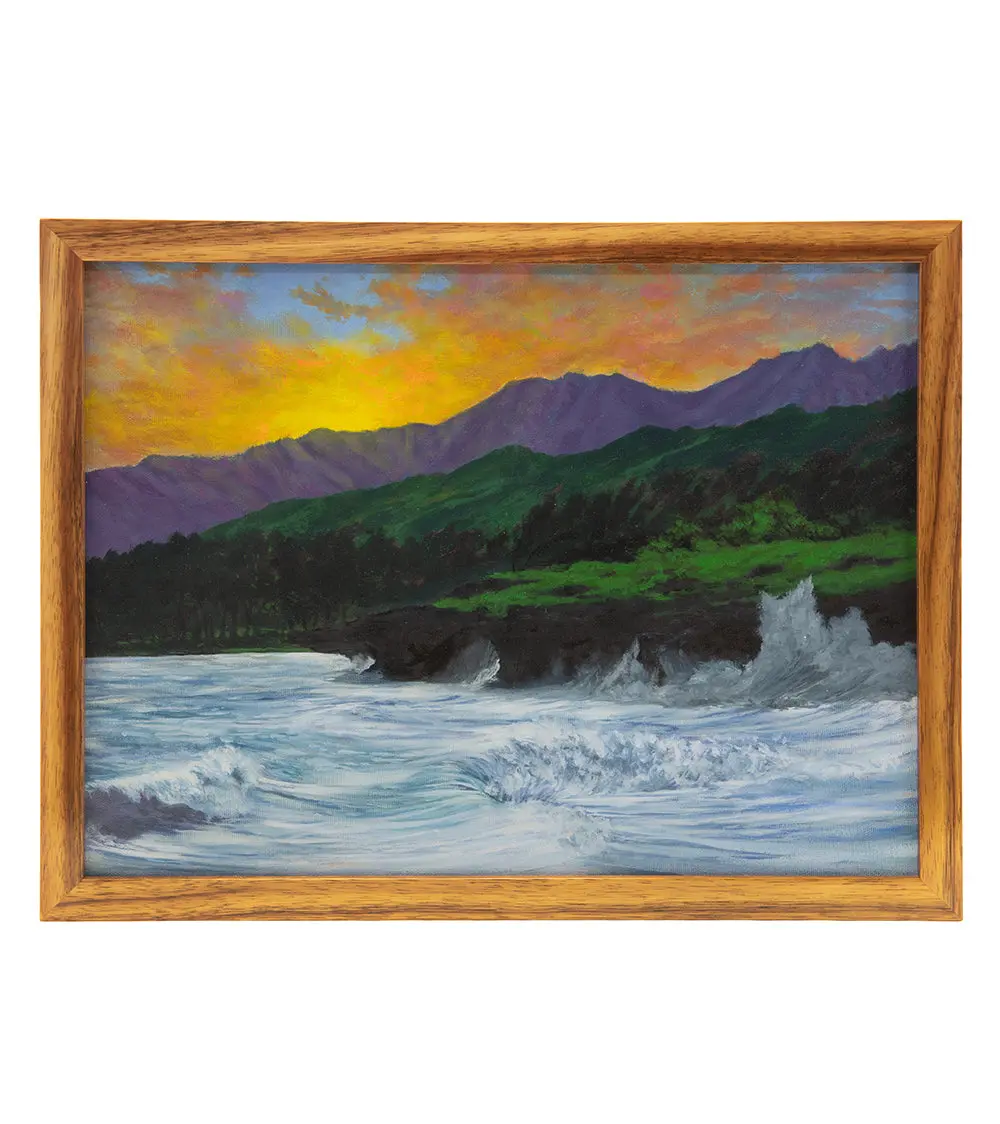 Original Painting "Pounders Beach" By Philip Gagnon 12X16 1