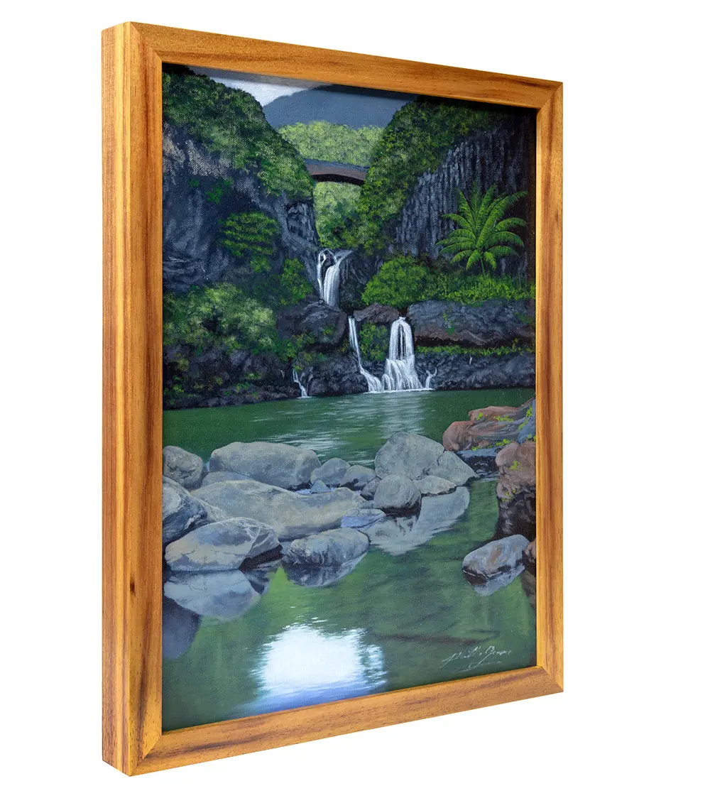 Original Painting "Ohe'o Gulch" By Philip Gagnon 12X16 2