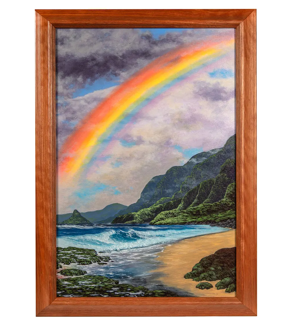 Original Painting "Rainbow (Without The Rain)" By Philip Gagnon 12X18 1