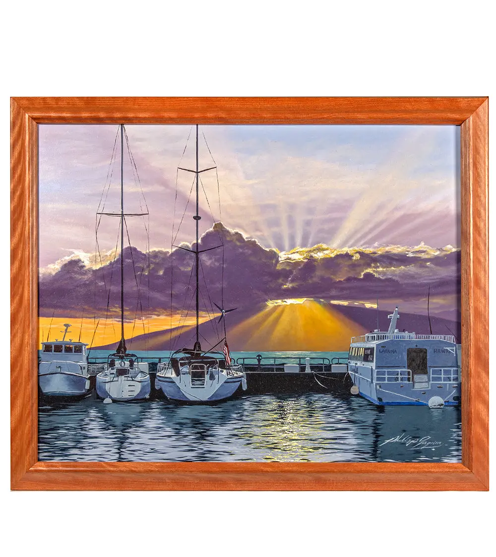 Original Painting "Waiting To Sail" By Philip Gagnon 20X16 1