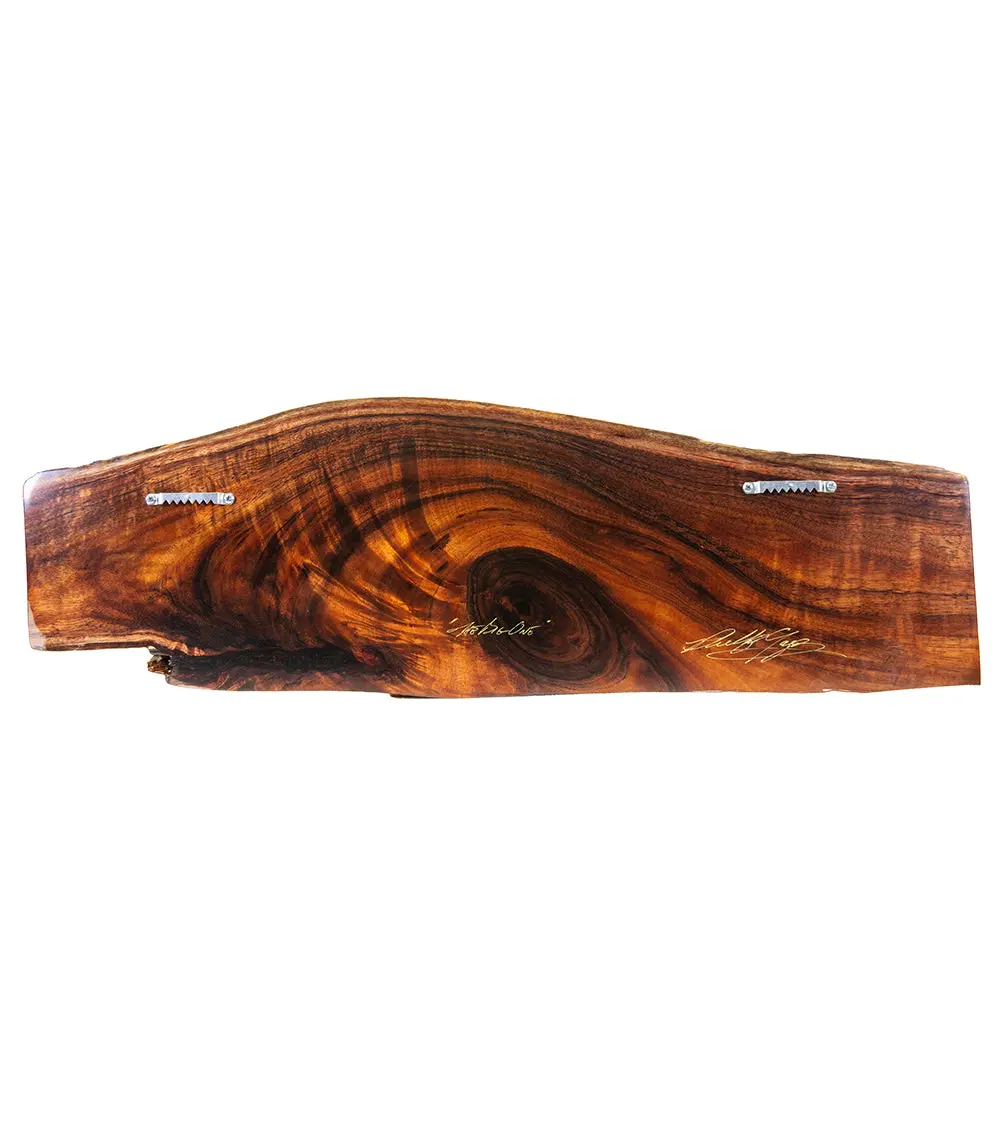 Original Painting On Koa "Big One" By Philip Gagnon 26.5 X 8.5 2