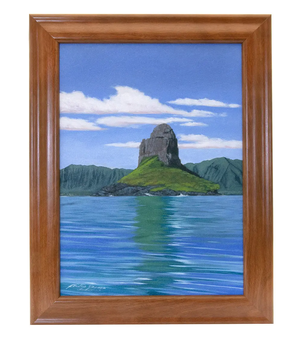 Original Painting "Chinaman's Hat" By Phillip Gagnon 10X14 1