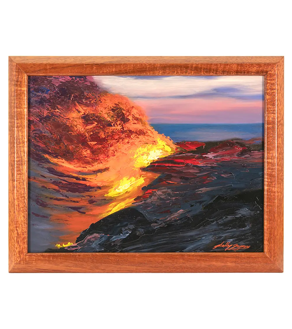 Original Painting "Dance Of Fire And Water" By Phillip Gagnon 12X9 1
