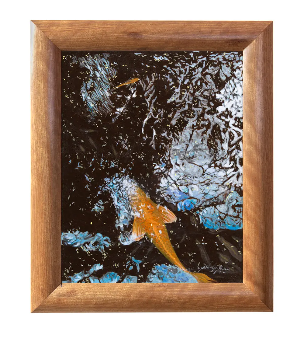 Original Painting "Donʻt Be Koi" By Philip Gagnon 12X16 1