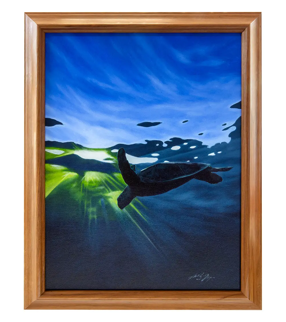 Original Painting "Going For The Light" By Philip Gagnon 12X16 1