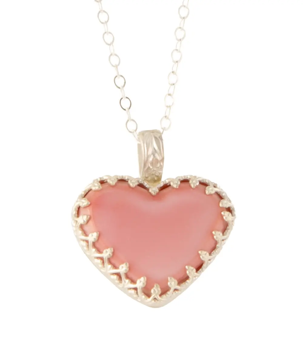 Conch Shell, 100% Natural Pink Necklace By Galit 1