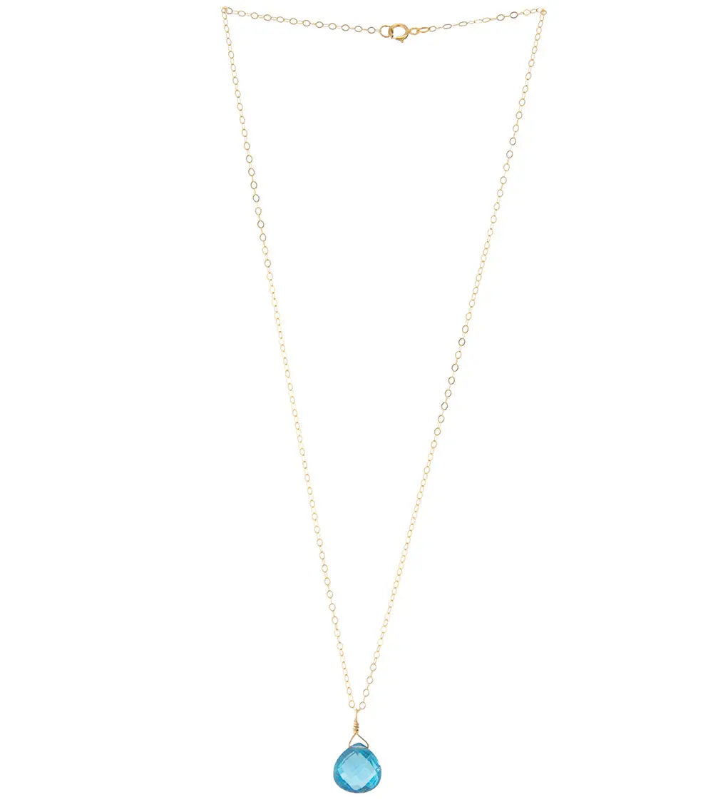 Swiss Blue Topaz Necklace By Galit 2