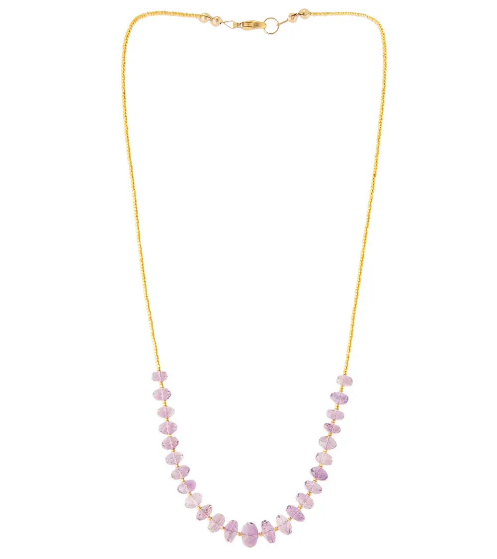 Pink Amethyst Necklace By Galit 2