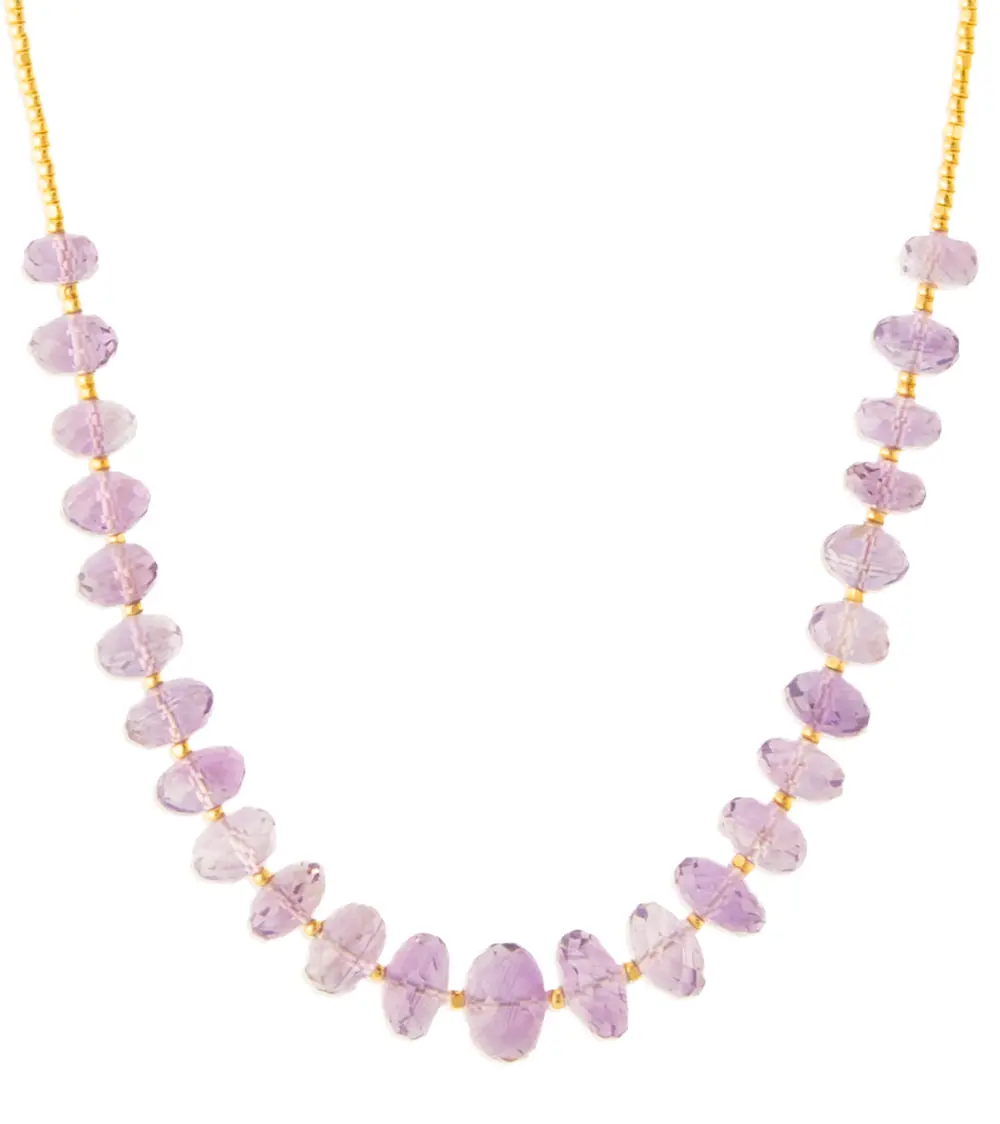 Pink Amethyst Necklace By Galit 1