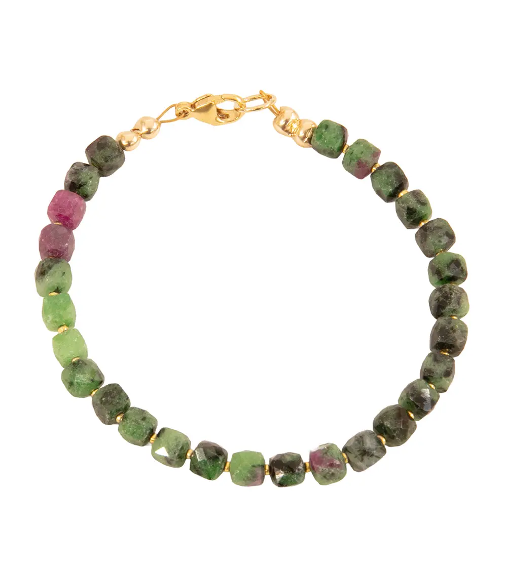 Ruby Zoisite Bracelet By Galit 1
