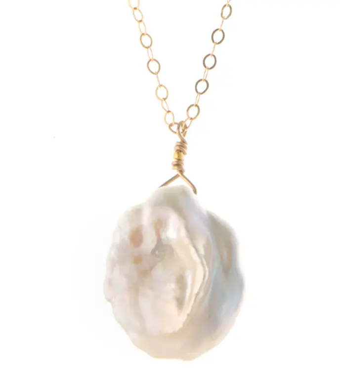Petal Pearl Necklace By Galit 1