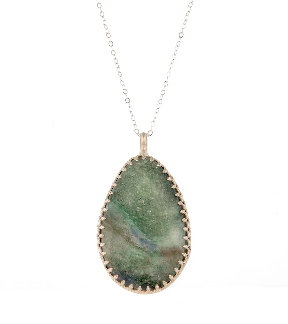 Fuchsite Cab Necklace By Galit 2