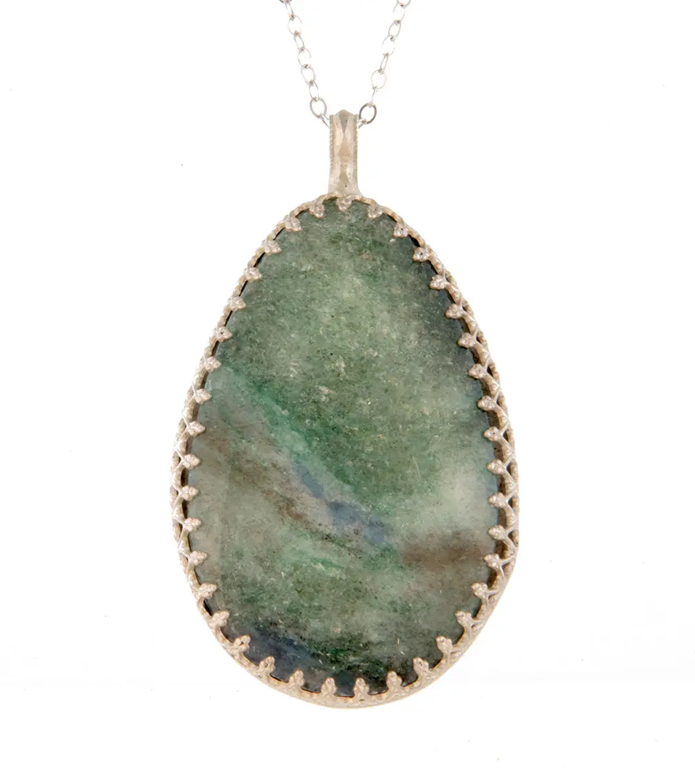 Fuchsite Cab Necklace By Galit 1