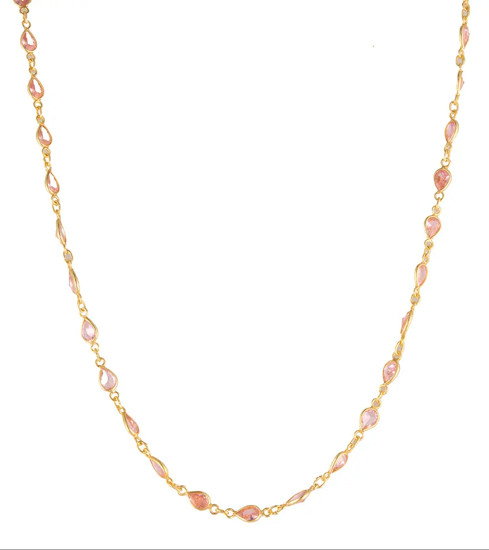 Pink Swarovski Crystal Necklace By Galit 1