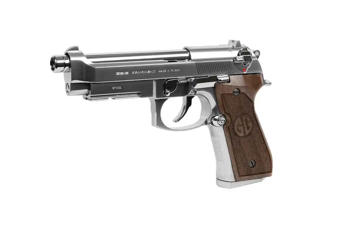 G&G Gpm92 Gp2 Walnut Wood Grip Silver 2