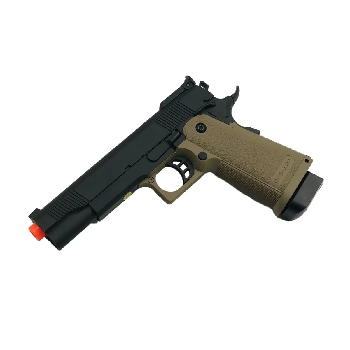Jag Arms Gm5 Black Slide With Tan Frame Gas Blow Back Pistol 1