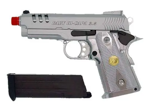 We Full Metal Baby Hi-Capa 3.8 Gbb  - Silver 1