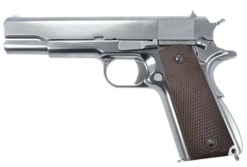 We Full Metal M1911a1 Nickel Finish 1