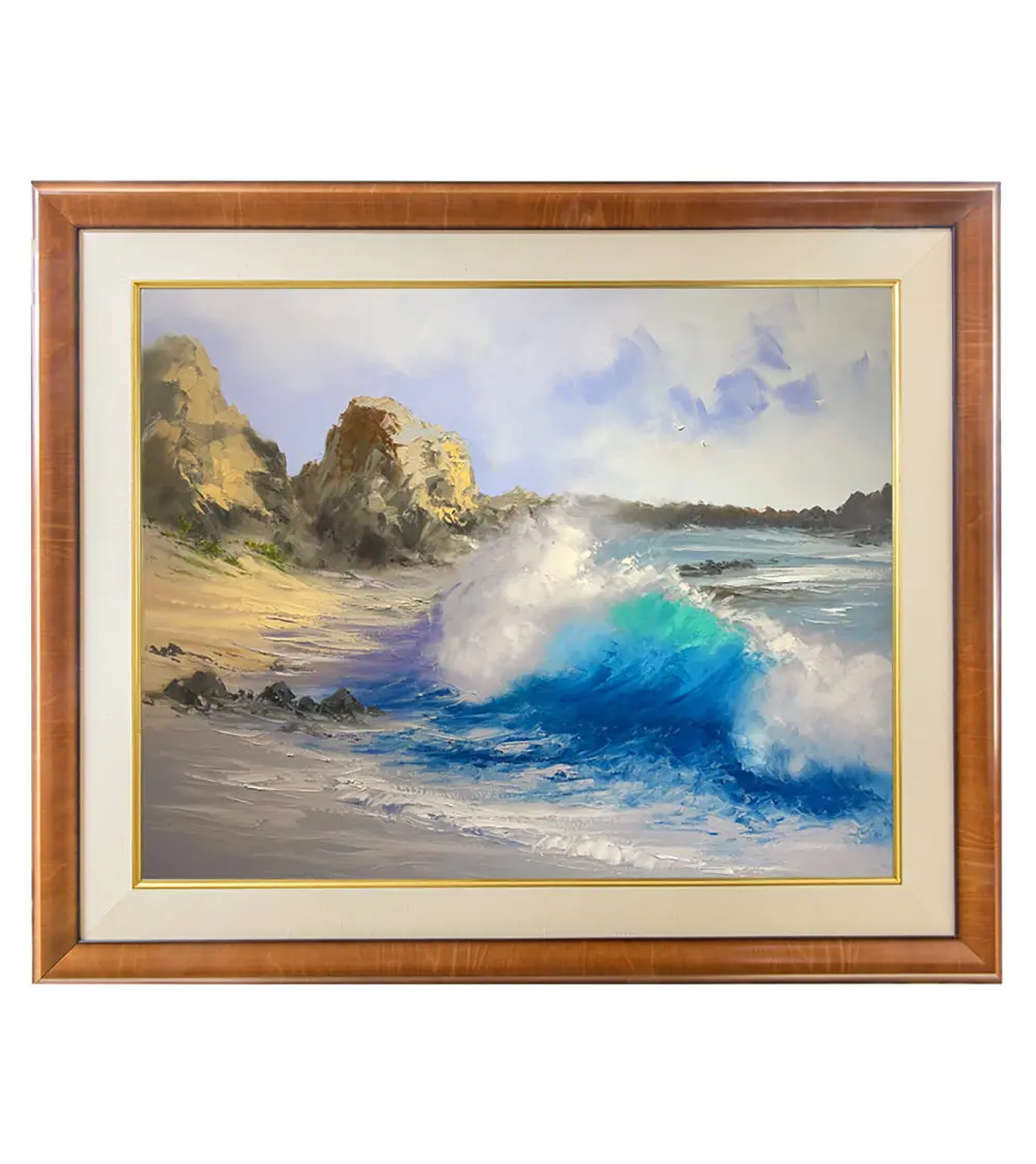 Original Painting: Oceanʻs Azure Eye By George Eguchi 1