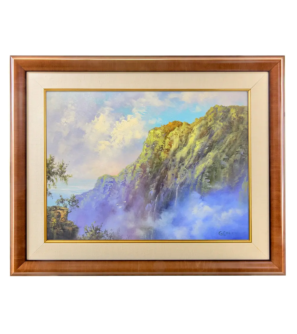 Original Painting: Emerging Blue Skies By George Eguchi 1