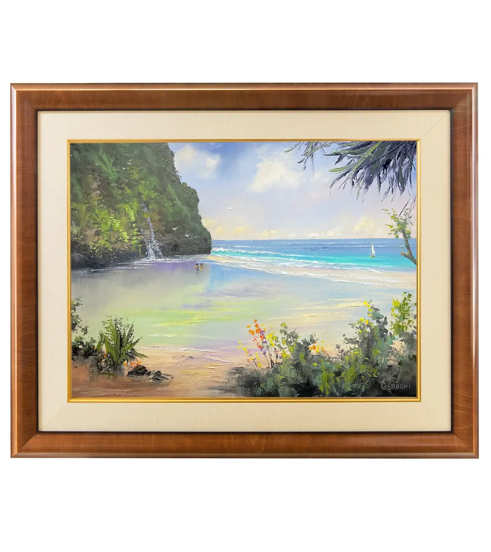 Original Painting: Secluded Pool By George Eguchi 1