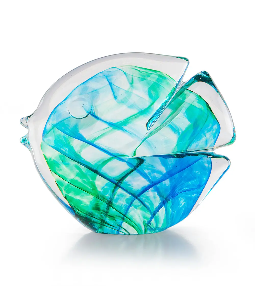 Glass Fish "Blue Green" By Jim Graper 2