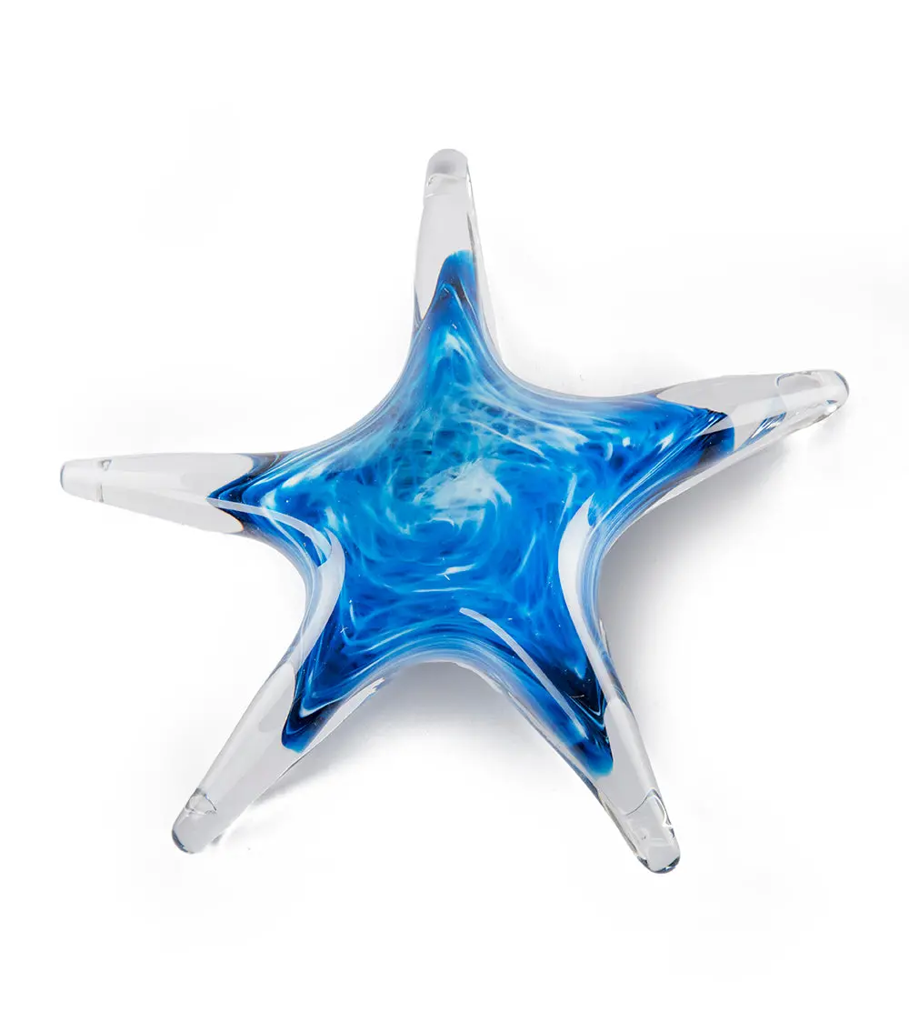 Glass Starfish "Blue" By Jim Graper 1