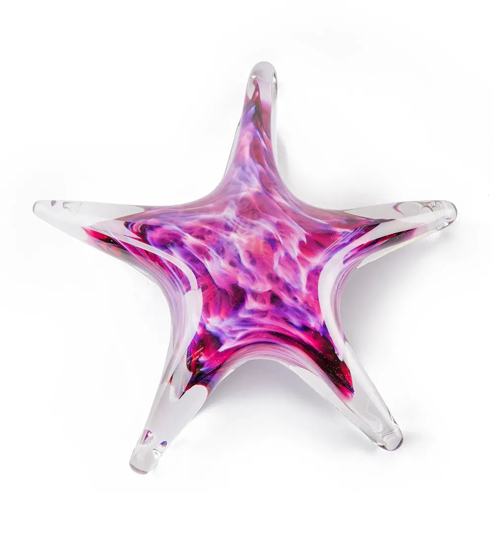 Glass Starfish "Pink Purple" By Jim Graper 1