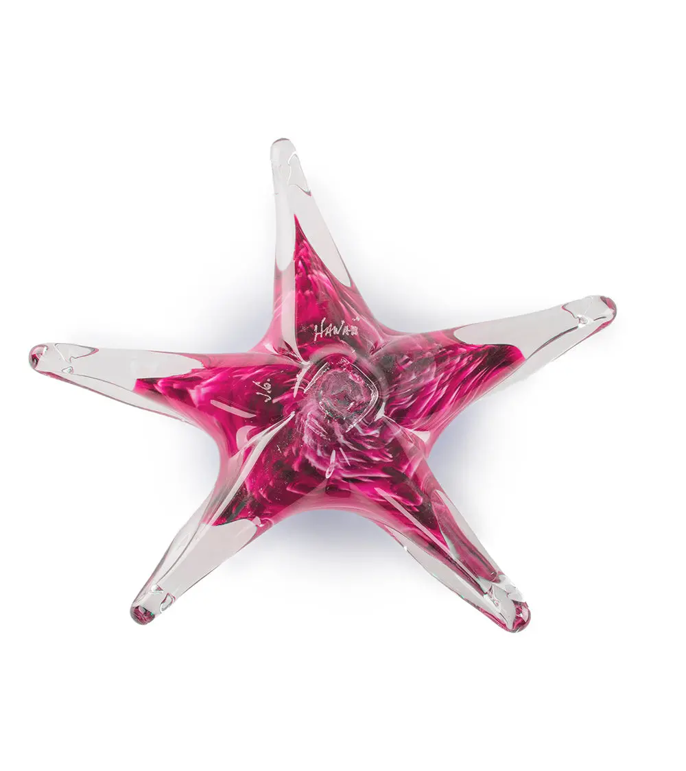Glass Starfish "Pink" By Jim Graper 2