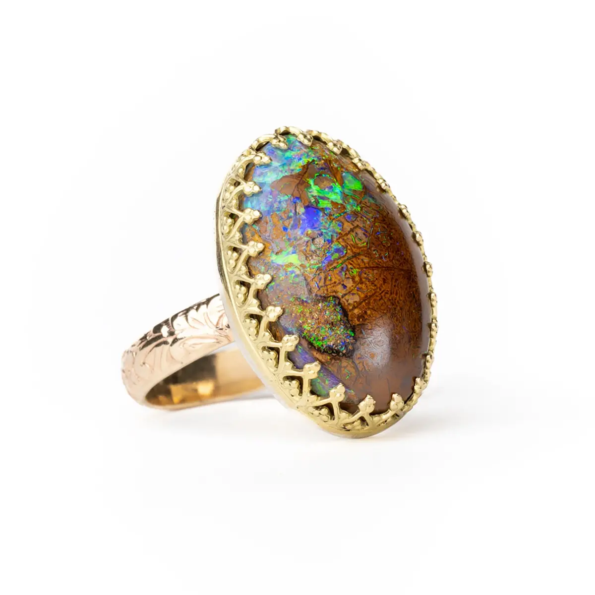 Opal Ring In Gold By Galit 2