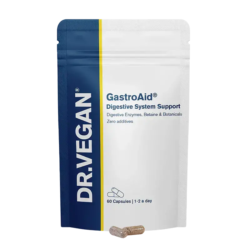 Gastroaid® – Digestive Support With Enzymes Dr Vegan 1