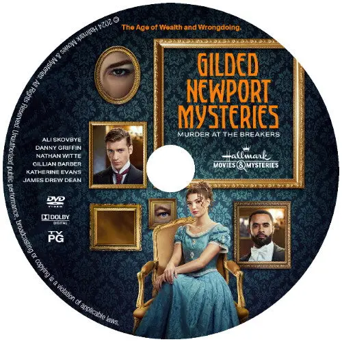 Gilded Newport Mysteries: Murder At The Breakers Dvd Movie 2024 1