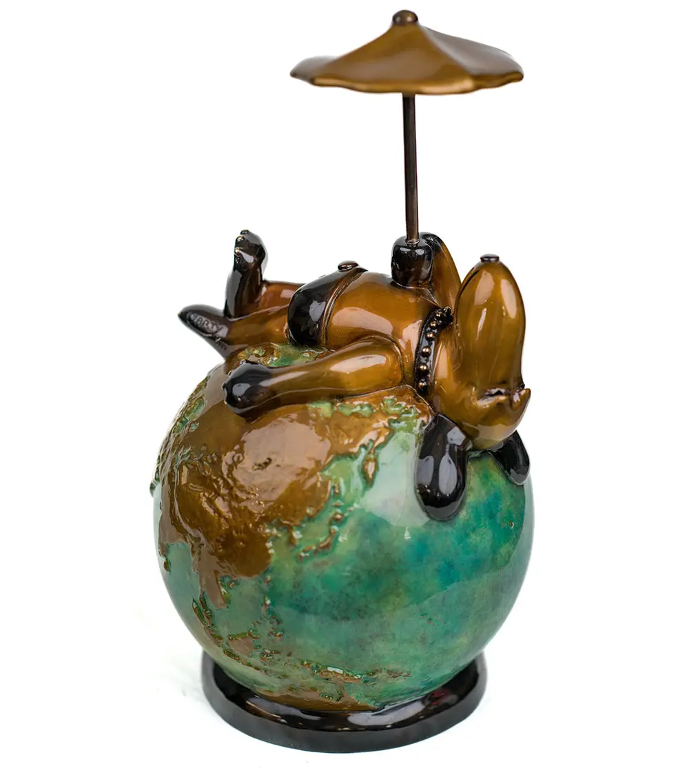 Bronze Sculpture "Gilligan" By Marty Goldstein 1