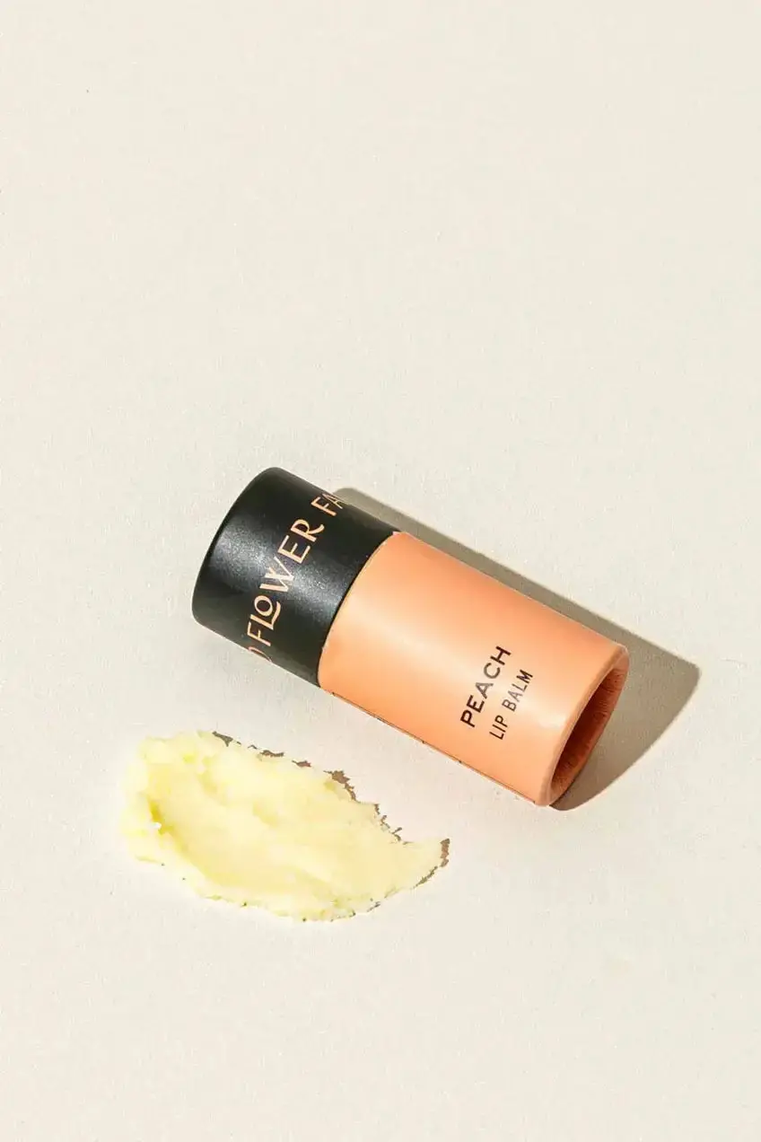 Peach Organic Lip Balm – 0.30Oz | Good Flower Farm 1