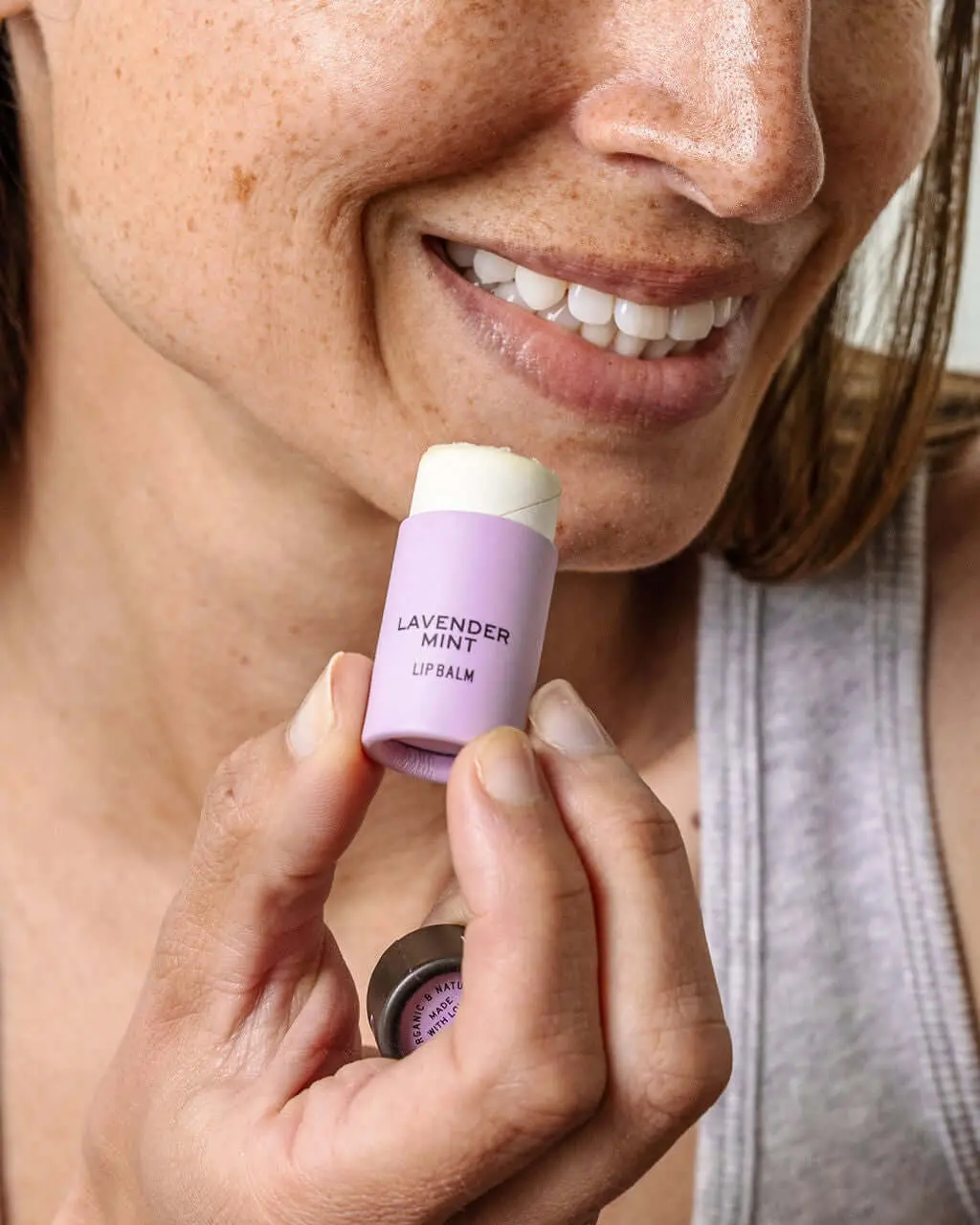 Lavender Mint Organic Lip Balm – 0.30Oz | Good Flower Farm 2