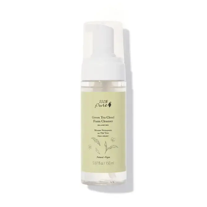 Green Tea Cloud Foam Cleanser - 100% Pure 1