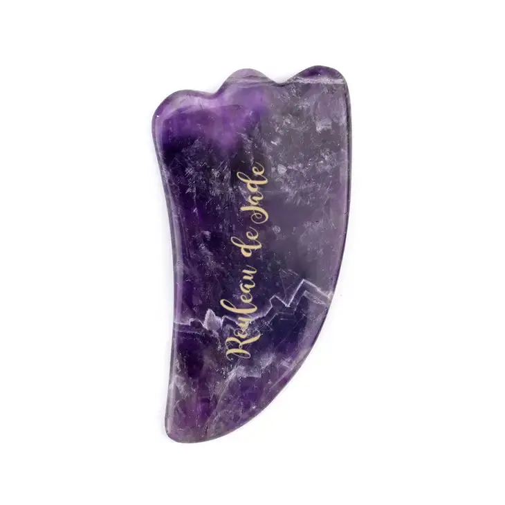 Gua Sha Lifting Calming Feather - Amethyst 1