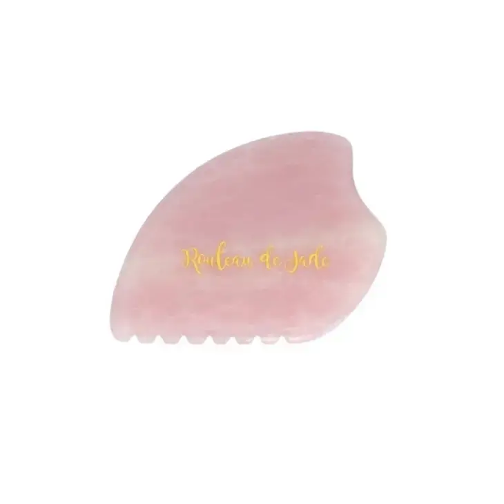 Gua Sha 3D Pro Pink Quartz 1