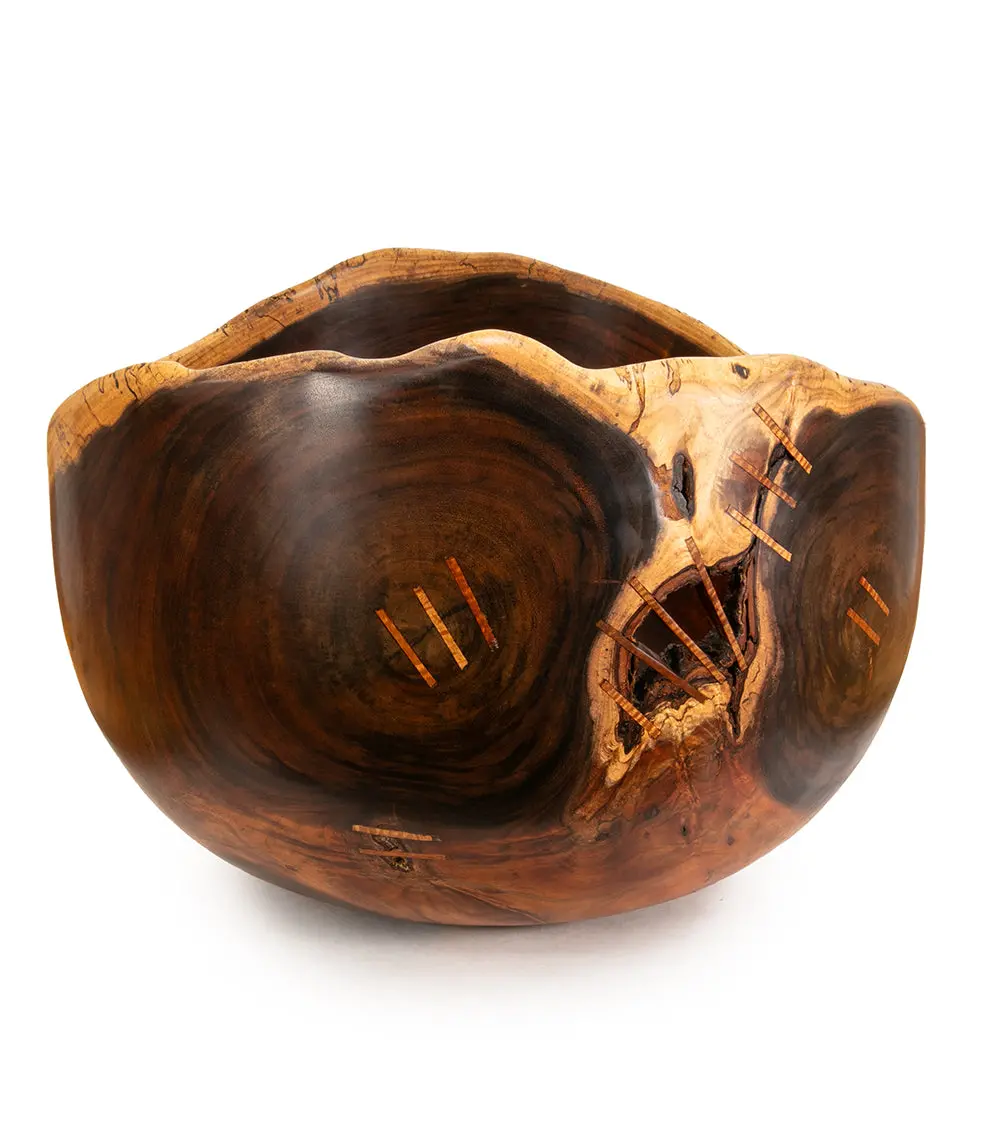 Koa Bowl With Koa Stitch #2407 By Aaron Hammer 1