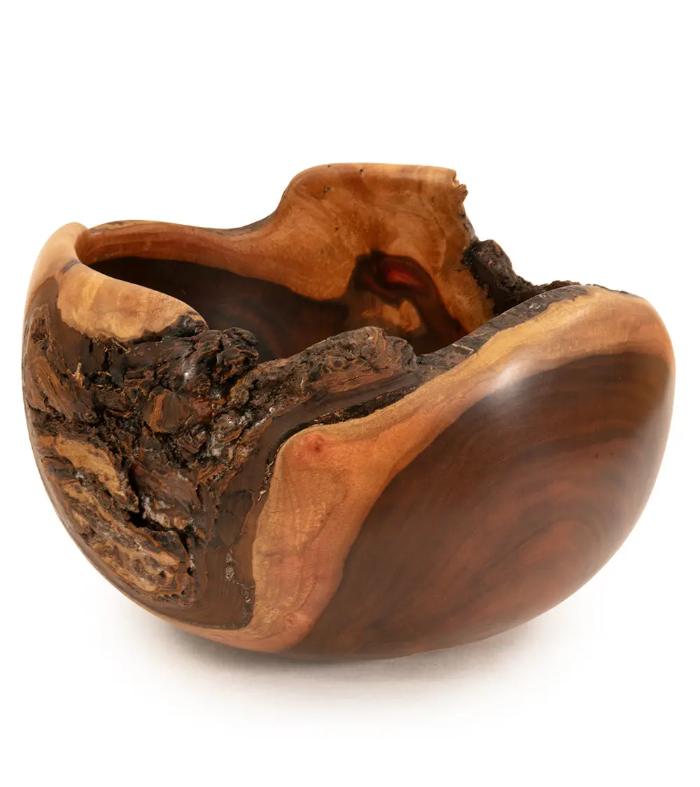 Milo Tri-Bowl With Koa Stitch #2524 By Aaron Hammer 1