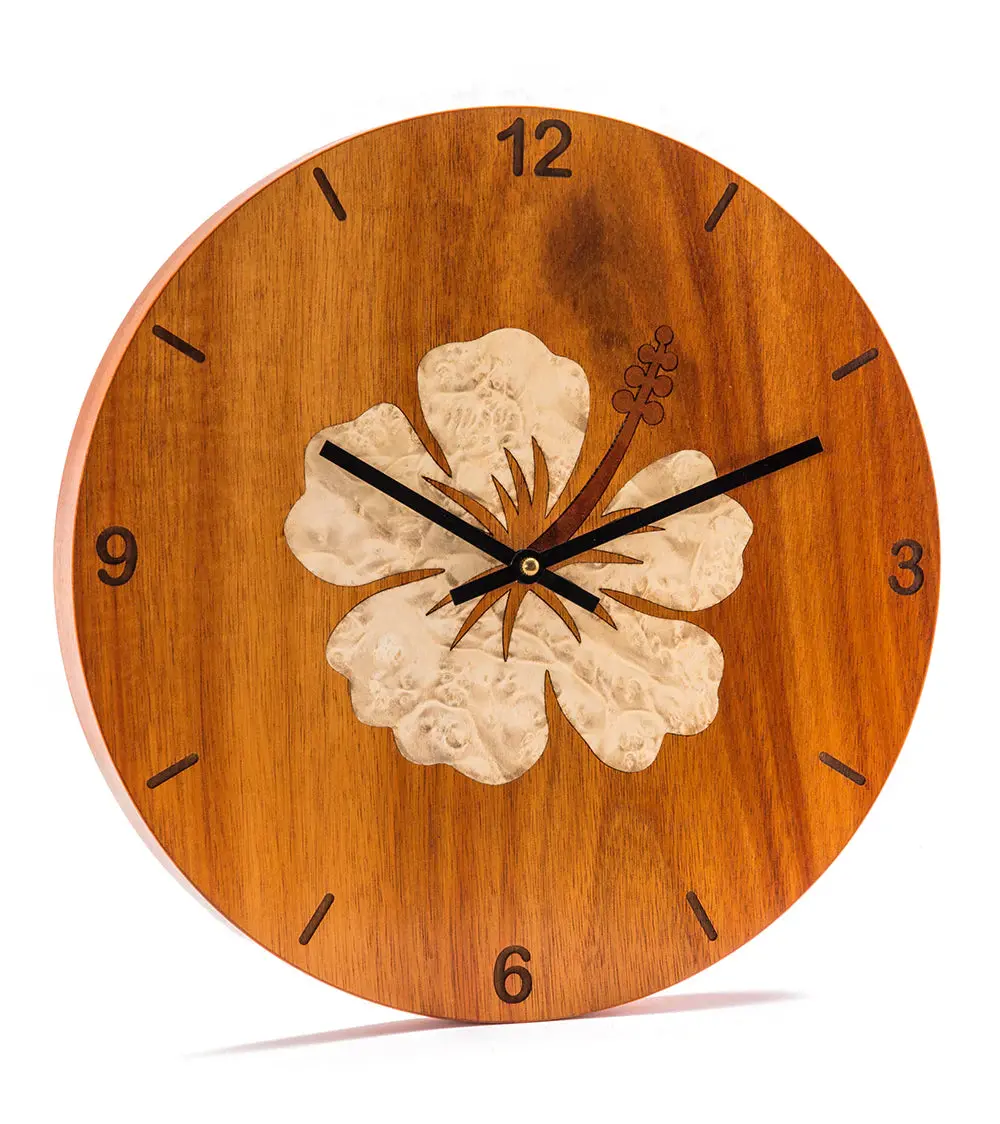 Hibiscus Wall Clock 1