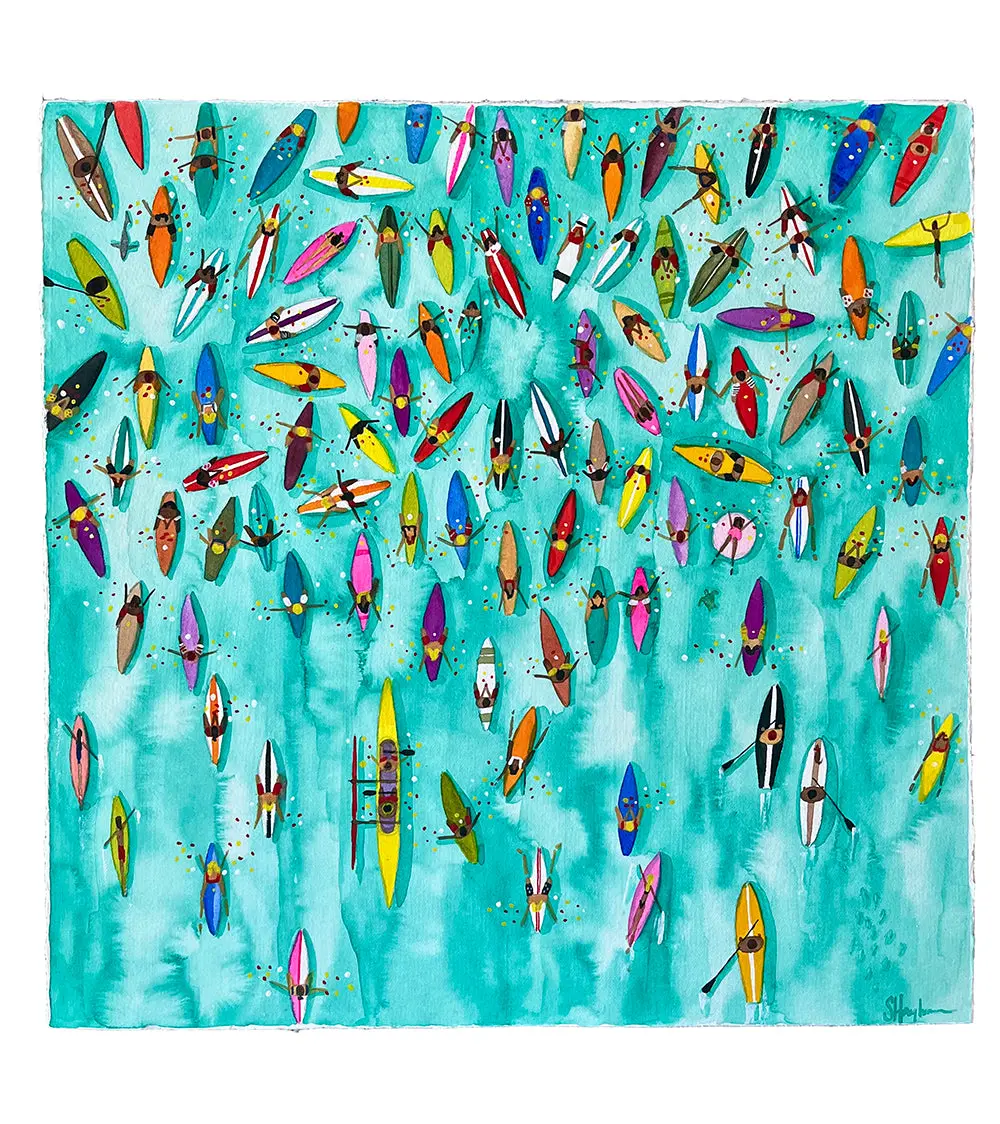 Paddle Out For Lahaina #88 By Sarah Houglum 1