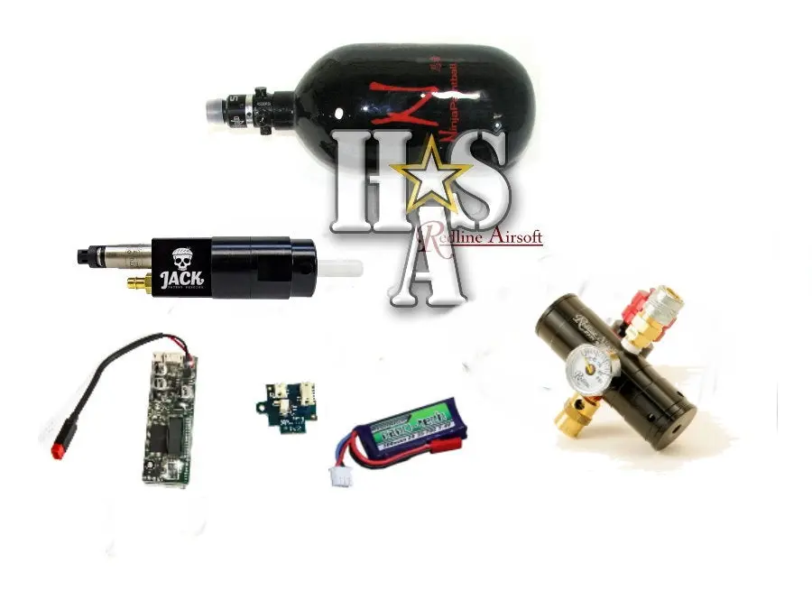 Hsa - V2 Jack Player Kit (V2 Jack, 90-4500 Tank, Redline Rig, 7.4V 250Mah Lipo) 1
